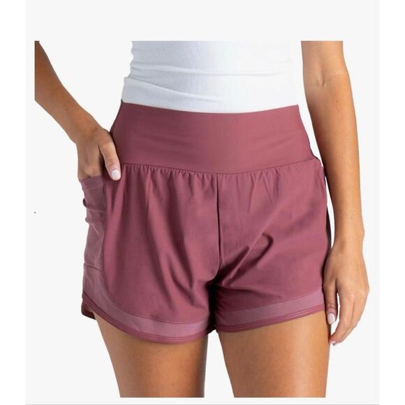 FITKICKS Pants - FITKICKS Airlight Track Shorts Pink Size M NWT